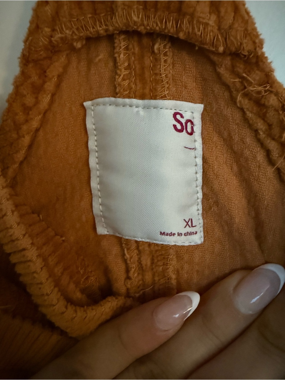 SO Corduroy Overall Dress - Picture 3 of 3